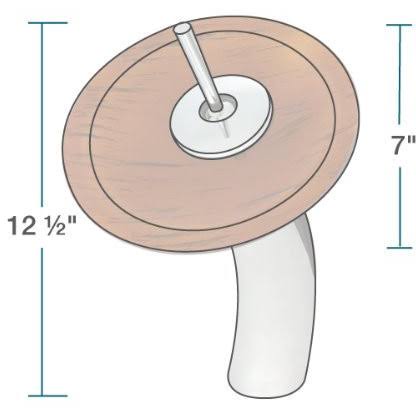 Oil Rubbed Bronze Bathroom Waterfall Faucet Ensemble W60543