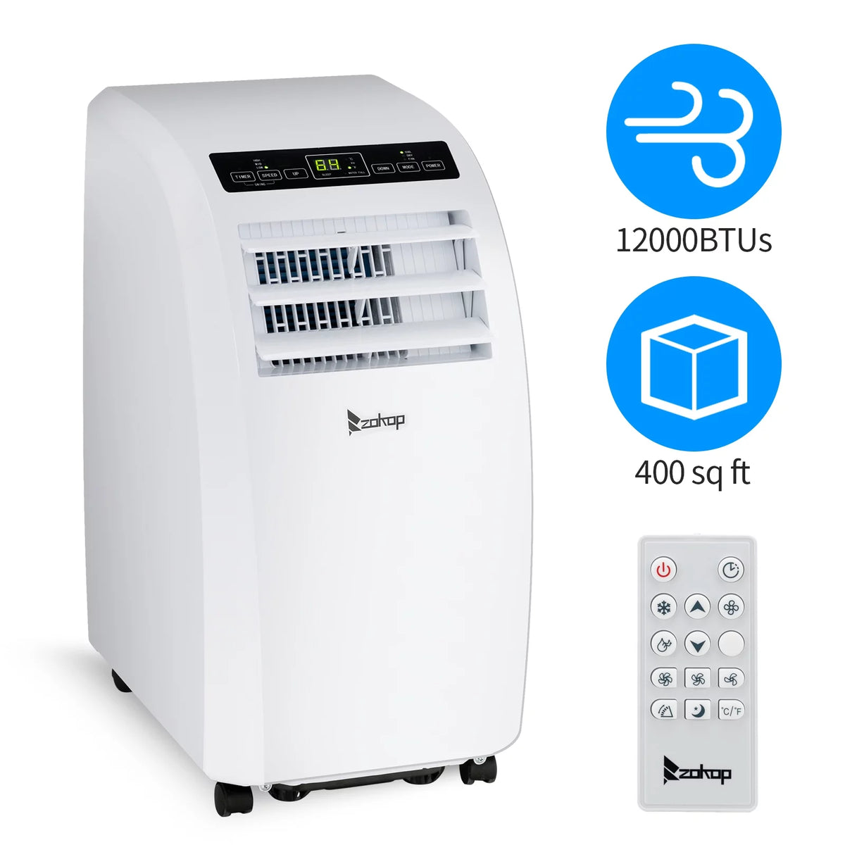 White Portable Air Conditioner W872