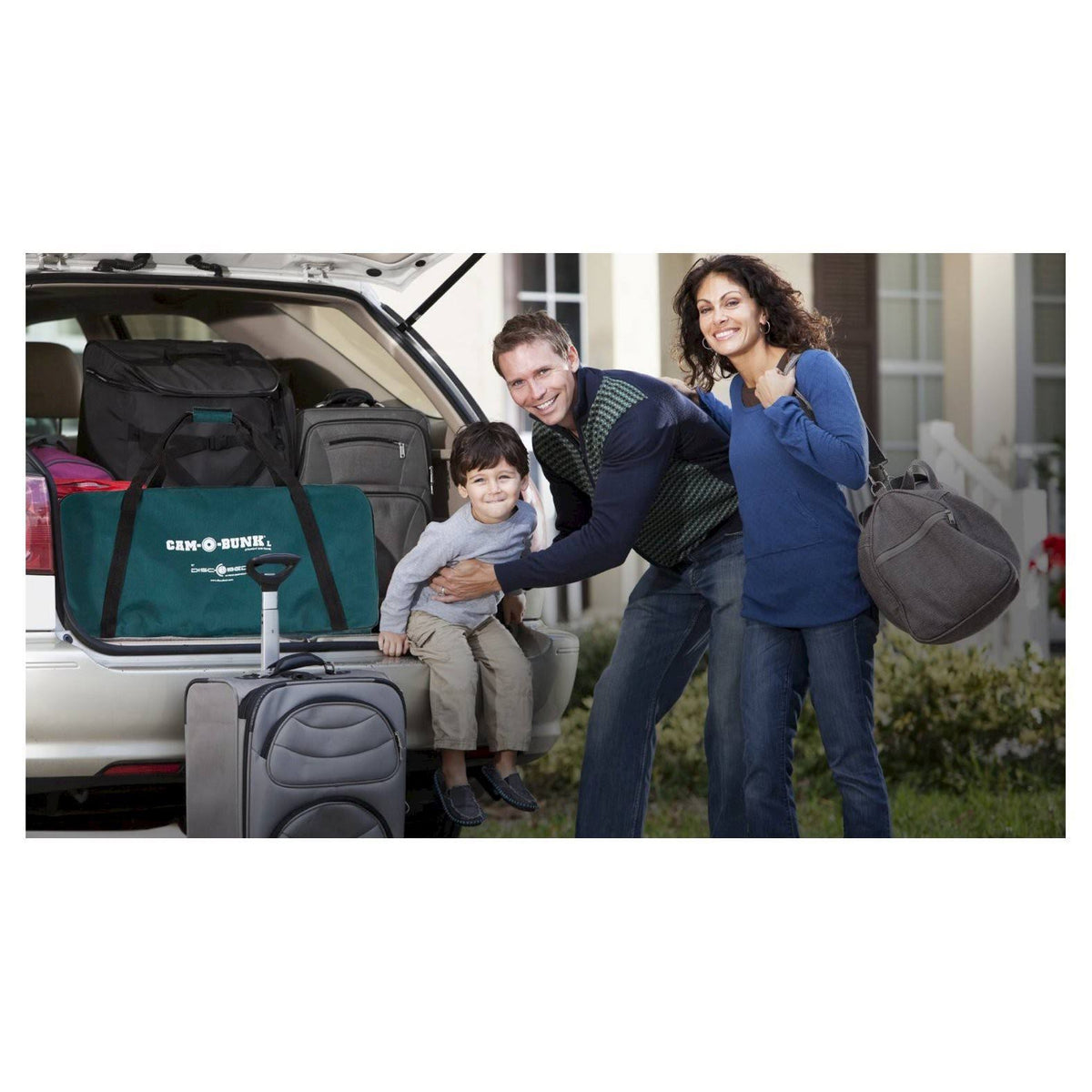 CamOBunk Large with 2 Organizers Cabinets - Green - Camping B55463