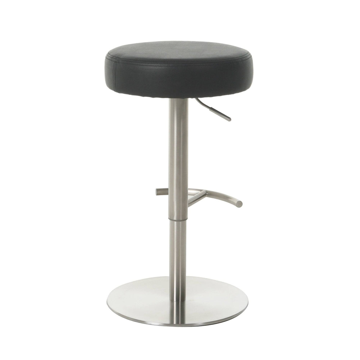 Black PU Hydraulic Barstool H6475