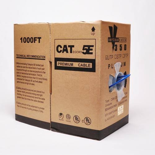 1000ft Blue Bulk Ethernet Cable C6902