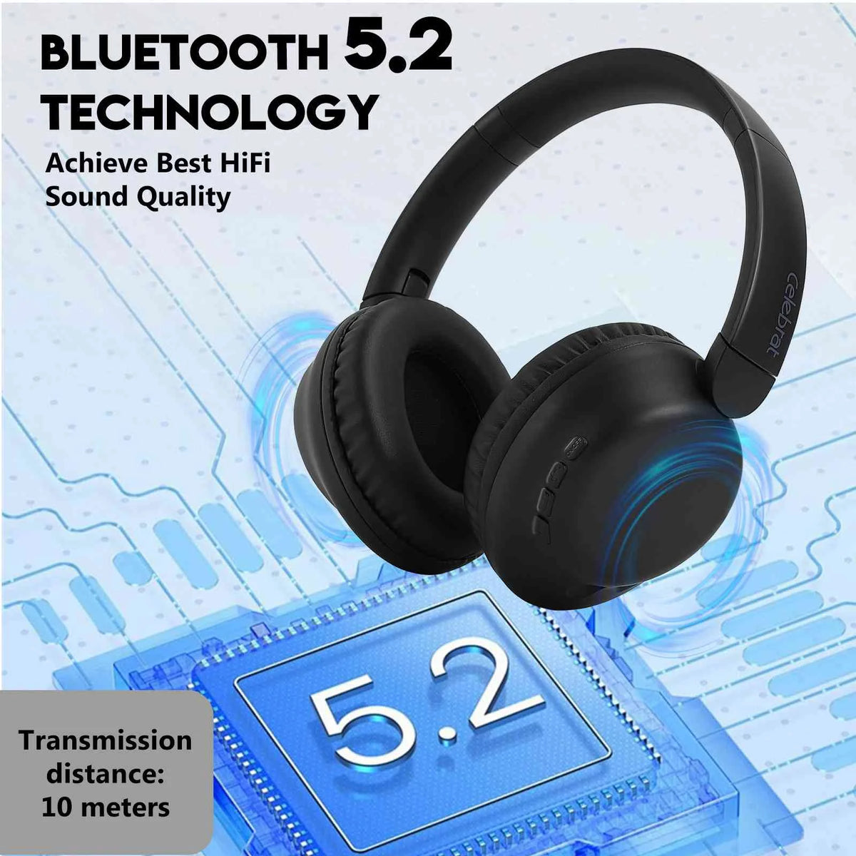 Wireless Bluetooth Over The Ear Headphones with Mic M650