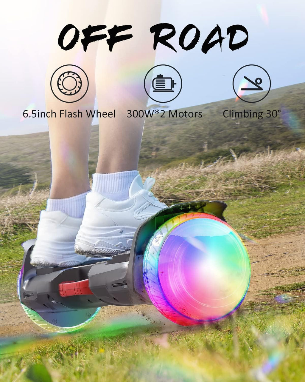 6.5” All Terrain Self Balancing Hoverboard with Bluetooth Speaker Z4920