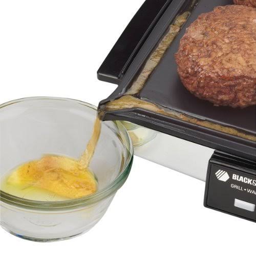 Compact Nonstick 3-in-1 Indoor Grill/Griddler & Waffle Maker with Chrome Housing G4682