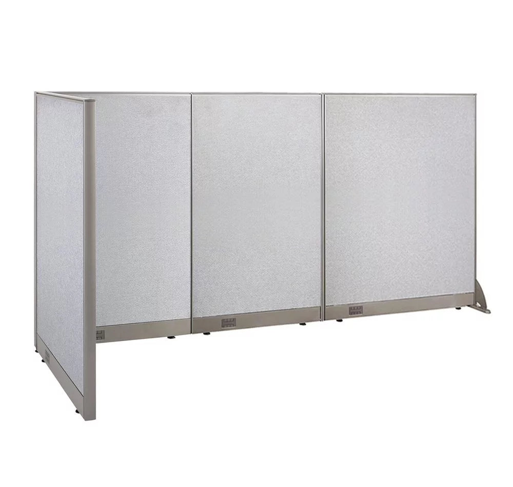 L-Shaped Freestanding Office Partition S1620