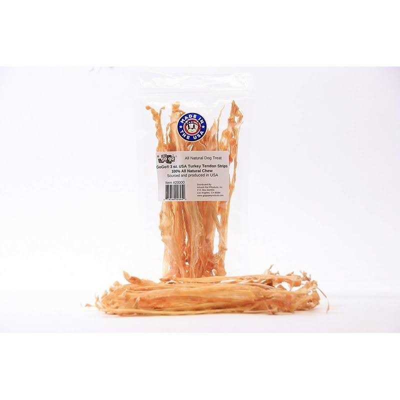 3oz Turkey Tendon Dog Chew Treats Z290035